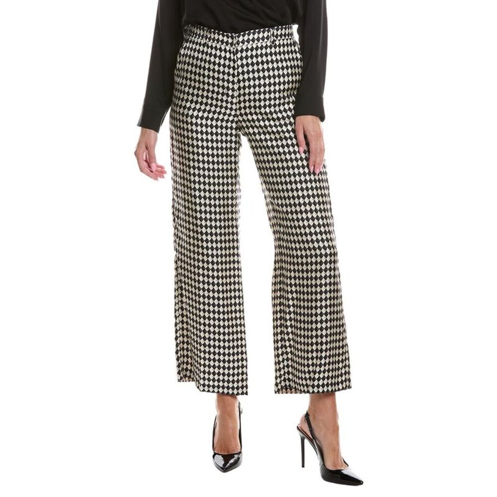 Max Mara Womens  Rieti Long Trouser, White